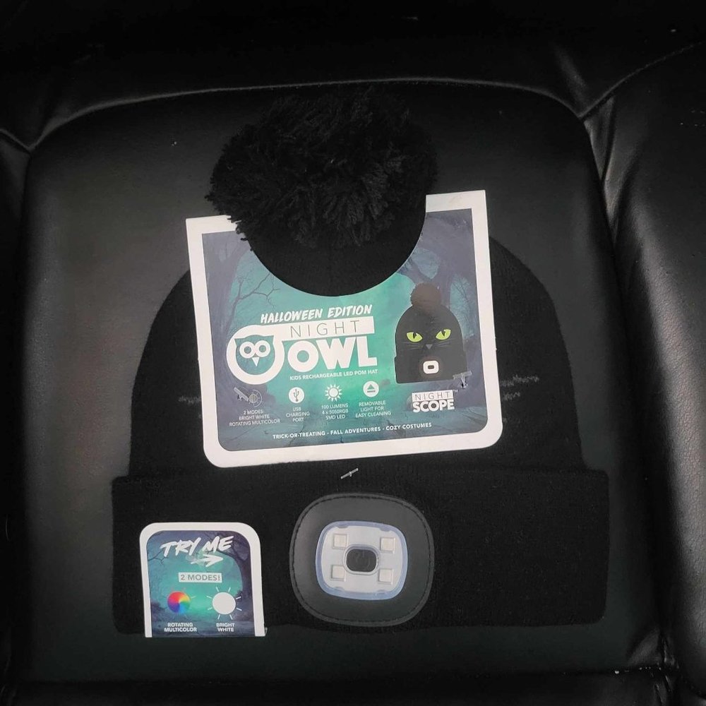 Halloween Night Scope LED Hat - Black Cat